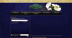 Desktop Screenshot of chapelofthevalley.com